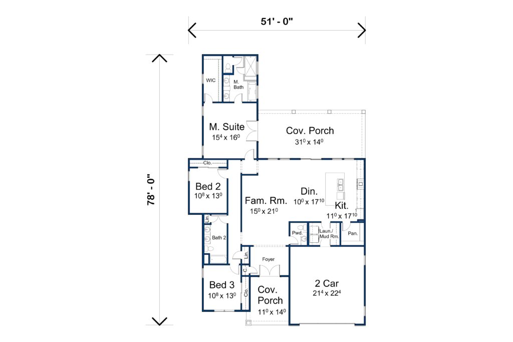 This image shows the full stock house plan.