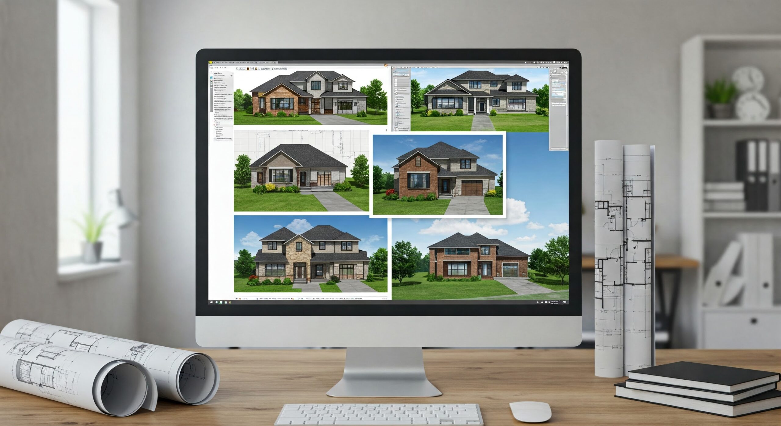 This image shows the Free Blueprints of Your House Online in the MacBook.