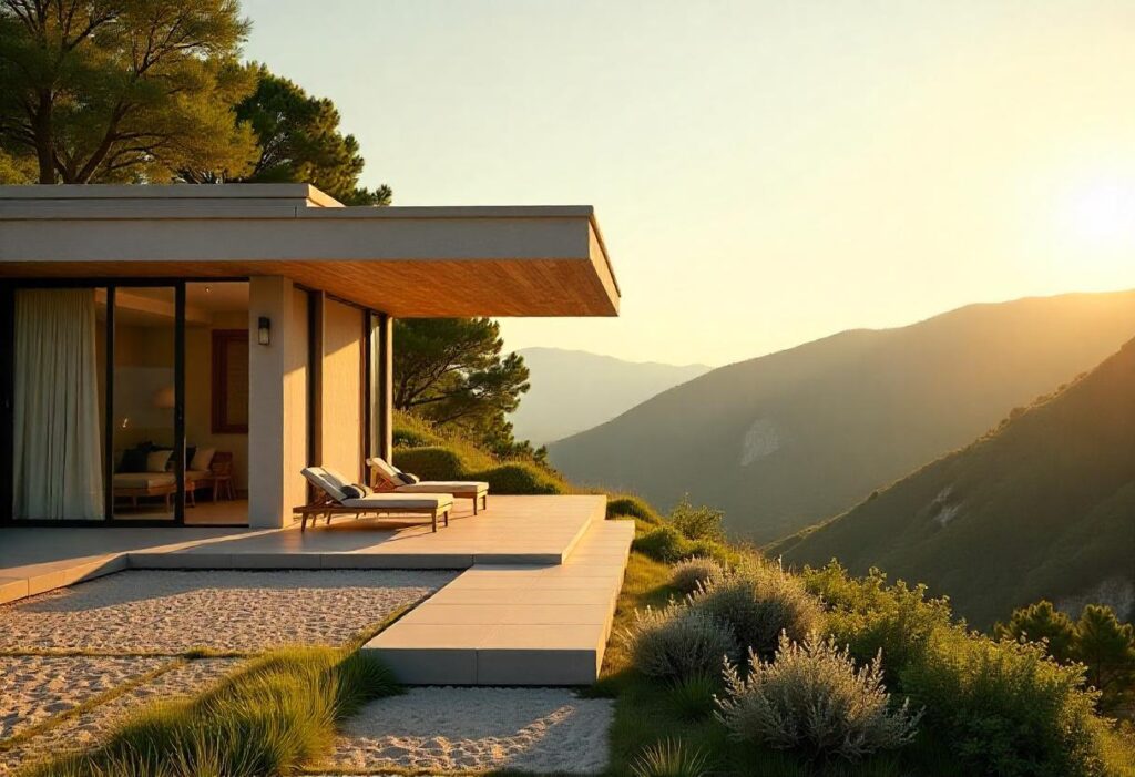 Luxury Modern Stock House Plan in the Mountains.
